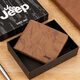 JEEP錢(qián)包男士錢(qián)包禮盒男士生日禮物送男友老公送父親真牛皮錢(qián)包禮盒