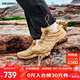 邁樂(lè )（Merrell）運動(dòng)戶(hù)外鞋靴男女款MOAB 3 SYN GTX防水徒步鞋耐磨防滑減震登山鞋 J500433卡基黃男款 42
