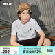 MLB短袖T恤男女百搭休閑經(jīng)典純色圓領(lǐng)25新款3ATSB0153-50WHS-M