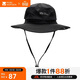 牧高笛（MOBIGARDEN）戶(hù)外防潑水防曬帽子遮陽(yáng)帽登山帽釣魚(yú)漁夫帽 NX20108003 鋼琴黑