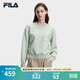 FILA 斐樂(lè )官方女子套頭衛衣2026春新款時(shí)尚休閑舒適針織長(cháng)袖上衣 浮沫綠-TQ L 170/88A/L