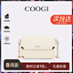 COOGI女士包包女款輕奢品牌單肩包斜挎女包情人節生日禮物女送老婆女友 米白色