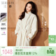 三彩【三彩宋軼同款】匠心大衣2025冬季新款阿爾巴卡雙面毛呢外套女M