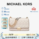MICHAEL KORS禮物輕奢MK女包SLOAN小香風(fēng)單肩斜挎腋下包 大號 奶白色