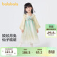 巴拉巴拉童裝女童漢服國風(fēng)連衣裙春秋寶寶襦裙演出服兒童裙子