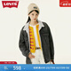 Levi's李維斯男士仿羊羔絨上衣復古翻領(lǐng)時(shí)尚保暖牛仔外套