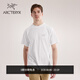 ARC'TERYX始祖鳥(niǎo) KRAGG SL COTTON SS 透氣 男子 棉質(zhì)短袖T恤 WHITE LIGHT/石膏白 L