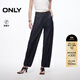 ONLY2025秋季新款復古風(fēng)高腰寬松錐形褲九分褲牛仔褲女|125149045 J37 1000洗水藍牛仔 L L標準褲長(cháng)