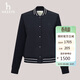 哈吉斯（HAZZYS）女裝 簡(jiǎn)約棒球型夾克外套ASVSU0BDX01 藏青色NV 160/84A38