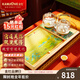 金灶（KAMJOVE）故宮宮廷文化聯(lián)名鋼化玻璃茶盤(pán)套裝茶海茶托盤(pán)提梁壺茶臺燒水壺 L-510搭配H19故宮版茶藝爐