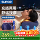 蘇泊爾（SUPOR）頸椎按摩器肩頸腰背部枕頭按摩儀全自動(dòng)揉捏全身脖子熱敷按摩墊生日禮物送女生長(cháng)輩父母爸媽實(shí)用