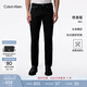Calvin KleinJeans【免費改褲】四季款男士休閑通勤ck修身黑色洗水微彈牛仔褲 8E6-牛仔黑 34