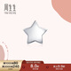 周生生Let’s Play星星鉑金耳釘耳環(huán) 單邊白金耳飾男女款 89813E