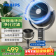飛利浦（PHILIPS）空氣循環(huán)扇電風(fēng)扇落地扇家用直流變頻3D自動(dòng)搖頭凈化過(guò)濾輕音柔風(fēng)臺扇智能遙控小風(fēng)扇 ACR3242CFV