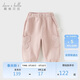 戴維貝拉【商場(chǎng)同款】女童褲子秋冬寶寶束腳褲兒童長(cháng)褲