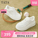TATA/他她2026春商場(chǎng)同款加絨阿甘鞋女休閑運動(dòng)鞋 白色 39