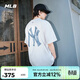 MLB男女短袖T恤做舊大logo速干涼感25新款時(shí)尚3ATSM0953-50IVS-XL