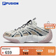 斐樂(lè ) FUSION斐樂(lè )潮牌女鞋2025夏季新款網(wǎng)面透氣運動(dòng)鞋女脊骨鞋2 灰白/霧灰-MF 37.5