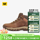 卡特（CAT）新品男士戶(hù)外防滑耐磨中幫低靴登山鞋商場(chǎng)同款 深棕色 41