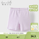 戴維貝拉（DAVE＆BELLA）兒童短褲女童安全褲洋氣中大童打底褲小孩子褲子夏裝新款童褲 豆蔻紫【DK2240612-A】 110 cm（建議身高100-110cm）