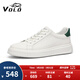 VOLO犀牛男鞋休閑皮鞋男士軟底舒適百搭板鞋簡(jiǎn)約西裝小白鞋 白色 39 