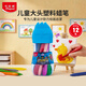 馬培德（Maped）【開(kāi)學(xué)必購】大頭塑料蠟筆 幼兒學(xué)生不臟手繪彩蠟筆 初學(xué)美術(shù)涂鴉畫(huà)筆 862412EC【12色】美育工具