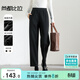 尚都比拉冬季休閑松緊腰加絨舒適保暖輕運動(dòng)哈倫小腳褲