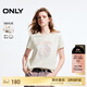 ONLY 2025春季舒適設計感玫瑰印花正肩短袖T恤女|125101044