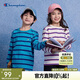 Champion冠軍男女童長(cháng)袖T恤2026春季新品刺繡小C條紋百搭舒適兒童上衣
