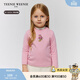 Teenie Weenie Kids小熊童裝秋季男女寶寶刺繡長(cháng)袖打底衫T恤 粉色 100 cm