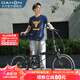 大行（DAHON）P8折疊自行車(chē)經(jīng)典成人20英寸8速折疊車(chē)男女式運動(dòng)單車(chē)KBC083 消光深灰/亮黑（JD定制版）