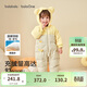 巴拉巴拉童裝嬰兒羽絨服連體衣寶寶冬裝加厚保暖哈衣爬服萌趣造型