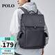 POLO雙肩電腦包可放15.6英寸蘋(píng)果華為筆記本iPad背包休閑商務(wù)通勤書(shū)包