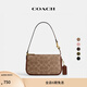 蔻馳（COACH）新款女士經(jīng)典標志PLAZA 18號手袋 B4/棕黃色 棕色