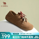 駱駝（CAMEL）復古時(shí)尚勃肯鞋女休閑穆勒鞋平底圓頭單鞋 L25S700103 沙棕 39