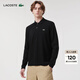 LACOSTE法國鱷魚(yú)男裝秋冬經(jīng)典版L.12.12系列棉質(zhì)長(cháng)袖polo衫|L1312 031/黑色 S 3