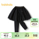 巴拉巴拉（BALABALA）女童打底褲甜美網(wǎng)紗裙褲百搭秋裝潮拜年服 黑色90001 110 cm