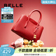 百麗商場(chǎng)同款婚包大容量質(zhì)感斜挎手提媽媽包X5349CX0 紅色 F