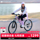 KinderKraftKK兒童自行車(chē)6-12-15歲學(xué)生單車(chē)青少年男女孩山地車(chē)24寸紫變速