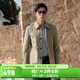 雅戈爾（YOUNGOR）風(fēng)衣男翻領(lǐng)單風(fēng)衣錦綸耐穿舒適透氣男士上衣外套 卡其 M 170/92A