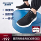 斯凱奇丨男士輕薄透氣網(wǎng)面運動(dòng)跑步鞋軟底舒適休閑健步鞋58362