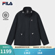 FILA 斐樂(lè )官方女士棉服2026春新款時(shí)尚休閑寬松收腰保暖立領(lǐng)外套 傳奇藍-NV L 170/88A/L