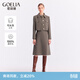 歌莉婭水洗羊毛套裝女秋冬格雷系一整套穿搭通勤三件套1ACLAB10A 86Y咖啡色 XL