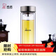 希諾（heenoor）抗菌玻璃杯雙層防燙辦公車(chē)載水杯男高檔泡茶杯子X(jué)N-9607K 410mL