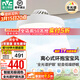 雷士（NVC）無(wú)葉風(fēng)扇燈 護眼吊扇燈客廳臥室餐廳兒童房 靜音寶寶風(fēng)超薄風(fēng)扇燈 薦！Pro智能48W/全光譜/寶寶風(fēng)