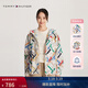 Tommy Hilfiger【收腰連帽】秋冬女裝潮流休閑運動(dòng)滿(mǎn)印寬松雙拉鏈夾克外套 多色0K4 L （推薦：130-140斤）