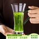 憶壺茶（YIHUTEA）太平猴魁專(zhuān)用茶杯玻璃泡茶杯耐熱綠茶杯猴魁茶葉專(zhuān)用杯猴魁杯子 【綠把】知春綠茶杯-200ml