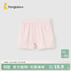 童泰（TONGTAI）女寶短褲夏季莫代爾兒童褲子女童雙層內襠打底褲中小童三分褲 粉色 120 cm