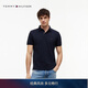 Tommy Hilfiger26春夏新款男裝珠地棉休閑商務(wù)通勤純色合身短袖T恤POLO衫 【經(jīng)典百搭】藏青色FAP XL （推薦：165-180斤）