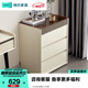 林氏家居收納斗柜抽屜柜臥室床尾置物柜客廳儲物柜子靠墻林氏木業(yè)NZ1E-A 【0.60m|白色】三斗柜